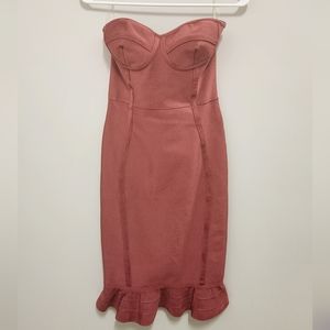 Windsor Mauve Strapless Bodycon Dress